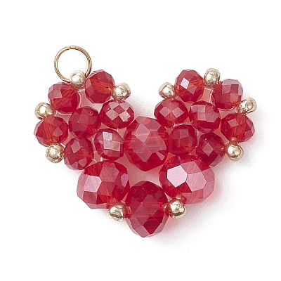 Glass Pendantns PALLOY-MZ01145-01-1
