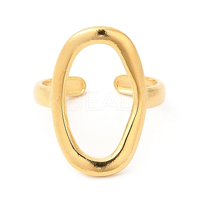Ion Plating(IP) 201 Stainless Steel Finger Ring RJEW-E063-49G-1