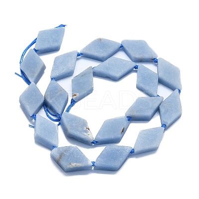 Natural Angelite Beads Strands G-K245-E08-02-1