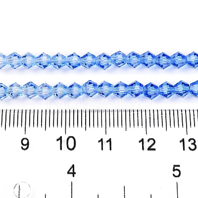 Gradient Color Baking Paint Glass Bead Strands X1-DGLA-A039-T4mm-A020-1