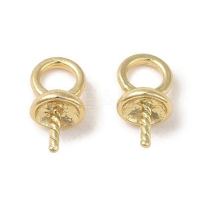 Brass Bead Cap Bails LS-KK-G499-09A-G-1