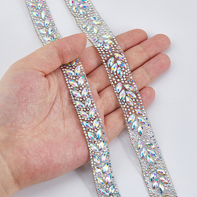 4Rolls 2 Colors Resin Hotfix Rhinestone AJEW-HS0001-19-1