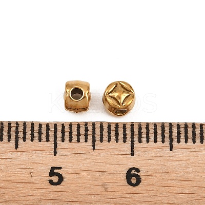 304 Stainless Steel Beads STAS-D394-02C-G-1