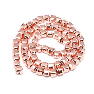 Electroplate Non-magnetic Synthetic Hematite Beads Strands G-Q465-41RG-1