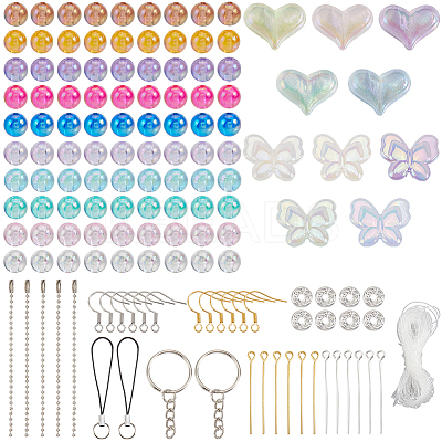 DIY Acrylic Beads Mobile Phone Strap Making Kits DIY-SP0003-34-1