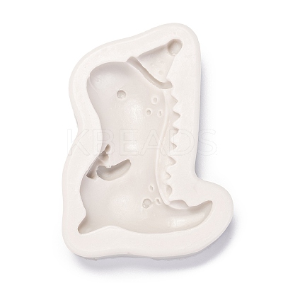 Dinosaur with Hat Food Grade Silicone Molds DIY-I062-04-1