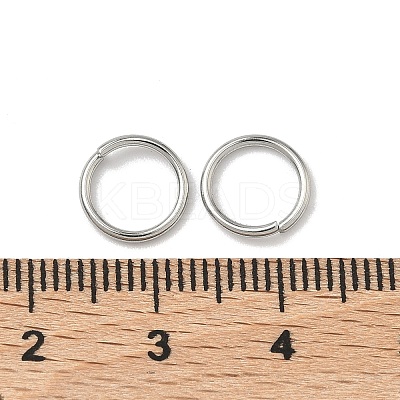 Tarnish Resistant 304 Stainless Steel Open Jump Rings STAS-E067-07-9mm-1