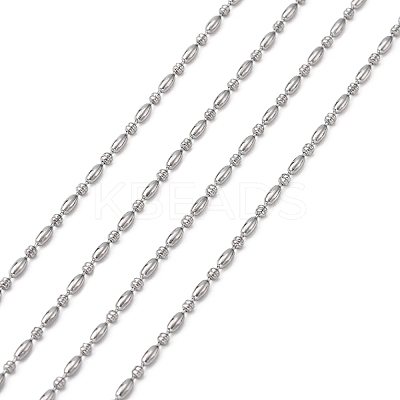Tarnish Resistant 304 Stainless Steel Ball Chains CHS-A002G-1.5mm-1