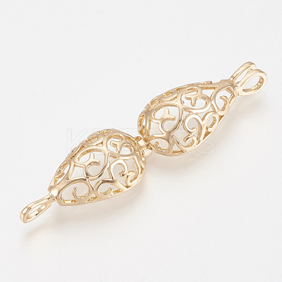 Brass Locket Pendants KK-Q748-071KC-1