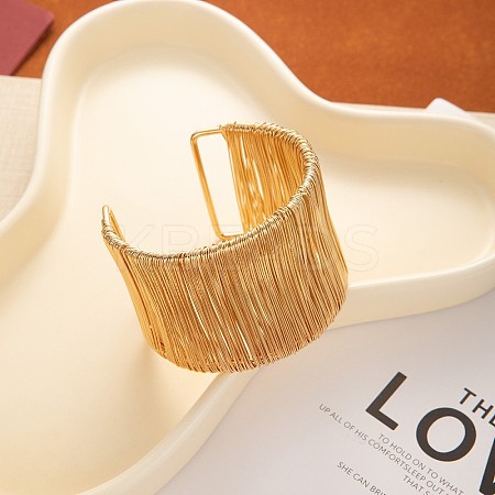 Iron Wired Cuff Bangles WGFA891-09-1