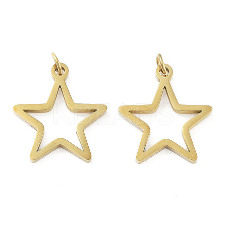 Ion Plating(IP) 304 Stainless Steel Pendants STAS-G324-01E-G-1