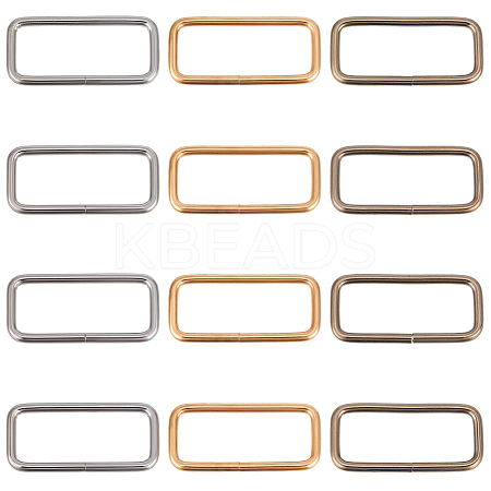 12Pcs 3 Colors Iron Bag Accessories FIND-CY0001-50-1