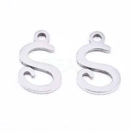 Non-Tarnish 201 Stainless Steel Charms LS-STAS-T044-217P-S-1