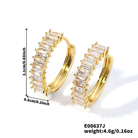 Vintage Retro Chic Sparkling Diamond Earrings for Casual Fashion Statement RW4607-1-1