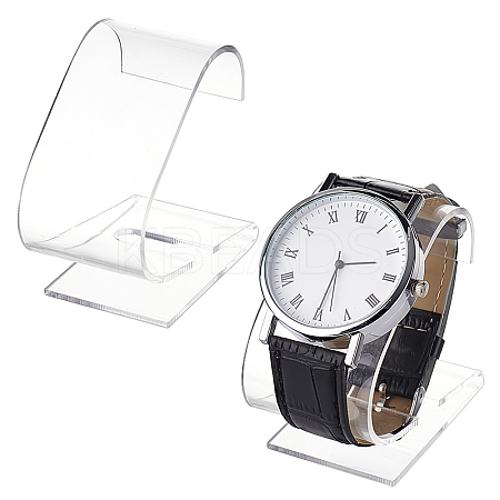 Acrylic Watch Display Stands LS-ODIS-WH0086-130-1