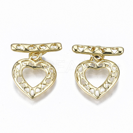Brass Toggle Clasps LS-KK-T057-056-NF-1