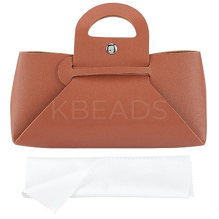1Pc Imitation Leather Eyeglass Cases AJEW-CN0005-84A-1