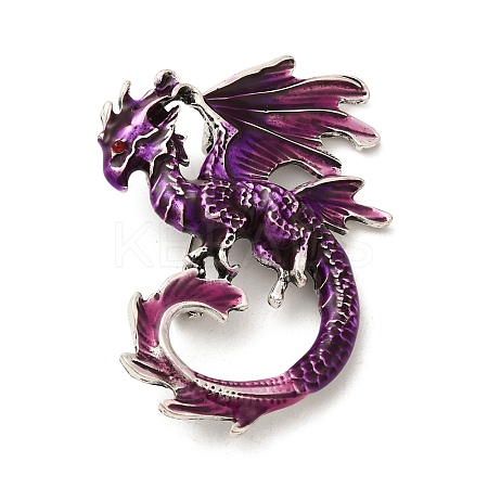 Dragon Enamel Pin Brooches LS-JEWB-F027-03-1