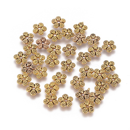 Tibetan Style Alloy Spacer Beads LS-GLF10889Y-NF-1
