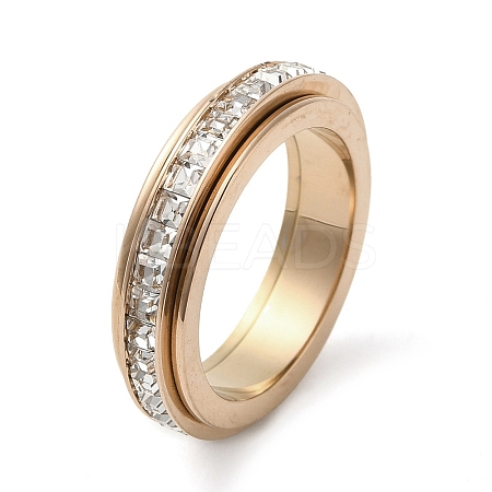 Ion Plating(IP) 304 Stainless Steel Rings RJEW-K268-05RG-1