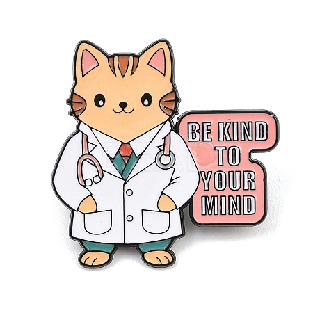 Medical Health Theme Enamel Pins LS-JEWB-L023-03B-EB-1