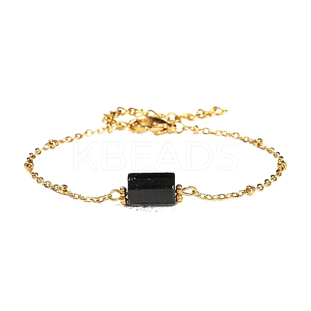 Natural Tourmaline Link Bracelets PW-WG12151-04-1