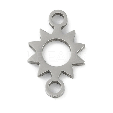 Non-Tarnish 304 Stainless Steel Connector Charms STAS-L279-013P-1