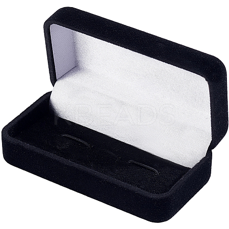 Velvet Jewelry Cufflink Storage Boxes CON-BBC0001-27-1