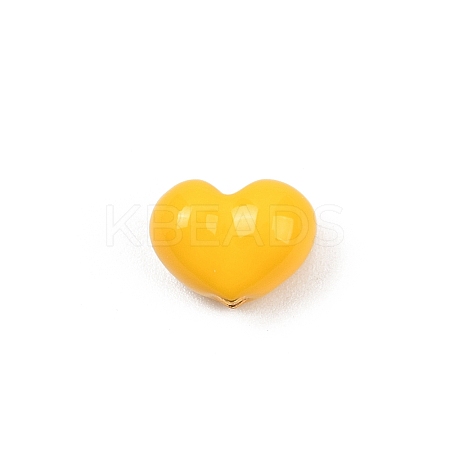 Brass Enamel Beads KK-G541-01I-1