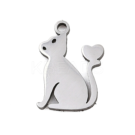 201 Stainless Steel Charms STAS-Z155-03P-1