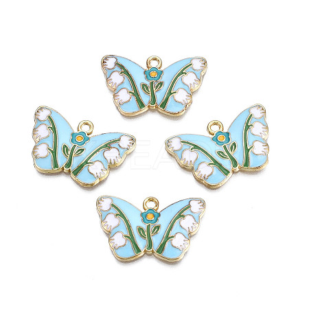 Alloy Enamel Pendants LS-ENAM-N055-112B-1