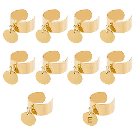 304 Stainless Steel Open Cuff Finger Rings RJEW-UN00013-1