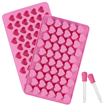 Heart Shaped Fondant Molds DIY-CP0002-51-1