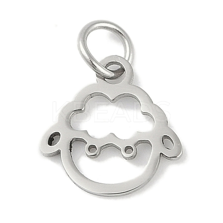 Non-Tarnish 304 Stainless Steel Pendants STAS-L279-001P-12-1