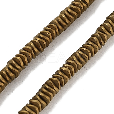 Electroplated Synthetic Non-magnetic Hematite Beads Strands G-H020-M01-16-1