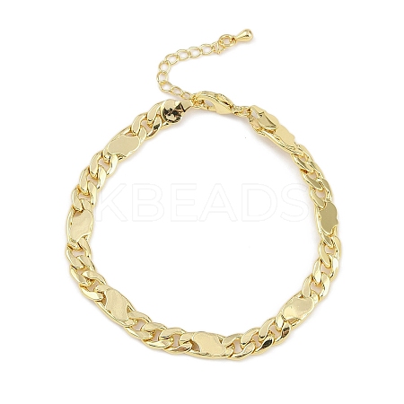 Rack Plating Brass Bracelets for Women BJEW-K244-05G-1