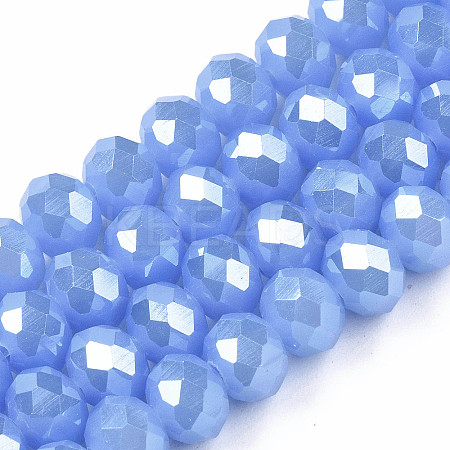 Electroplate Glass Beads Strands LS-EGLA-A034-J10mm-A02-1