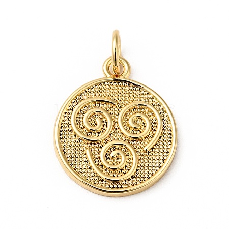 Rack Plating Brass Pendants KK-H431-39G-A-1