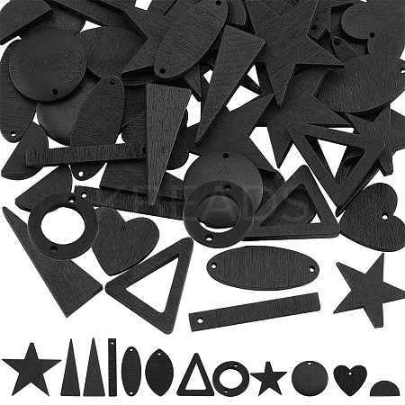 DIY Jewelry Making Finding Kit WOOD-PH0002-46-1
