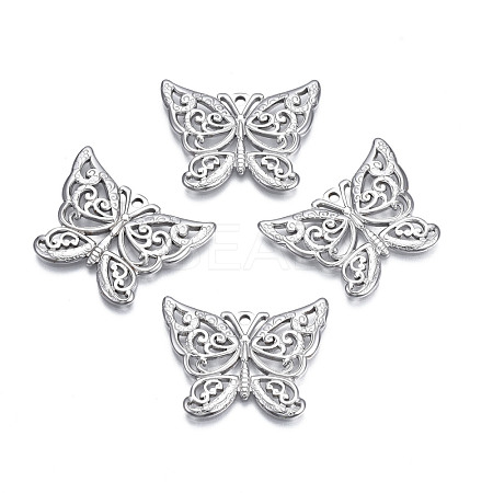 Non-Tarnish 201 Stainless Steel Pendants STAS-S119-163P-1