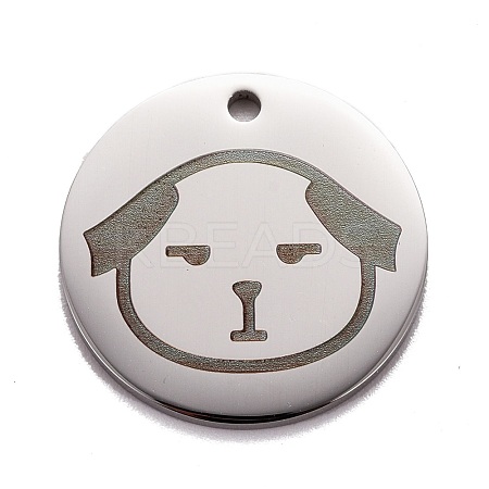 Non-Tarnish Stainless Steel Pendants STAS-G252-23P-1
