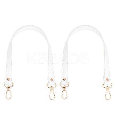 Imitation Leather Bag Handles PURS-WH0005-10G-02-1