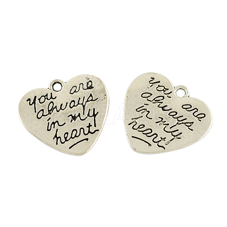 Tibetan Style Alloy Pendants for Valentine's Day LS-TIBEP-A14159-AS-RS-1