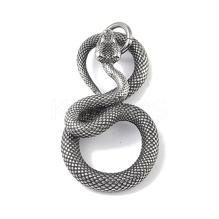 316 Surgical Stainless Steel Pendants LS-STAS-E212-25A-AS-1