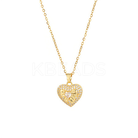 Brass Pave Crystal Rhinestone Pendant Necklaces for Wowen GP4865-5-1