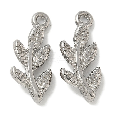 Anti-Tarnish 304 Stainless Steel Pendants STAS-Q334-08P-1