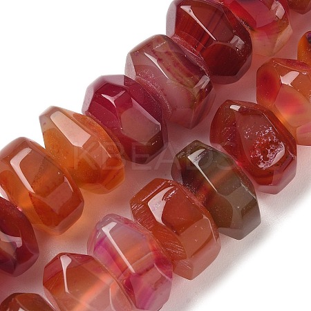 Natural Agate Beads Strands G-K392-A15-1