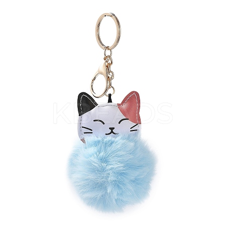 Cute Cat Keychain Plush Pendant for Bags and Wallets ST9850408-1