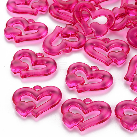 Transparent Acrylic Beads TACR-S154-57B-906-1