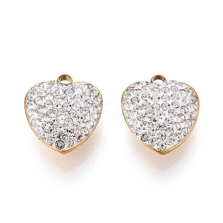 Ion Plating(IP) 201 Stainless Steel Charms STAS-N109-219G-1